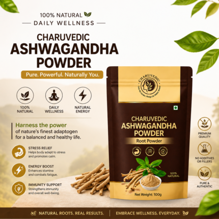 Ashwagandha Powder – Natural Stress Support | Charuvedic